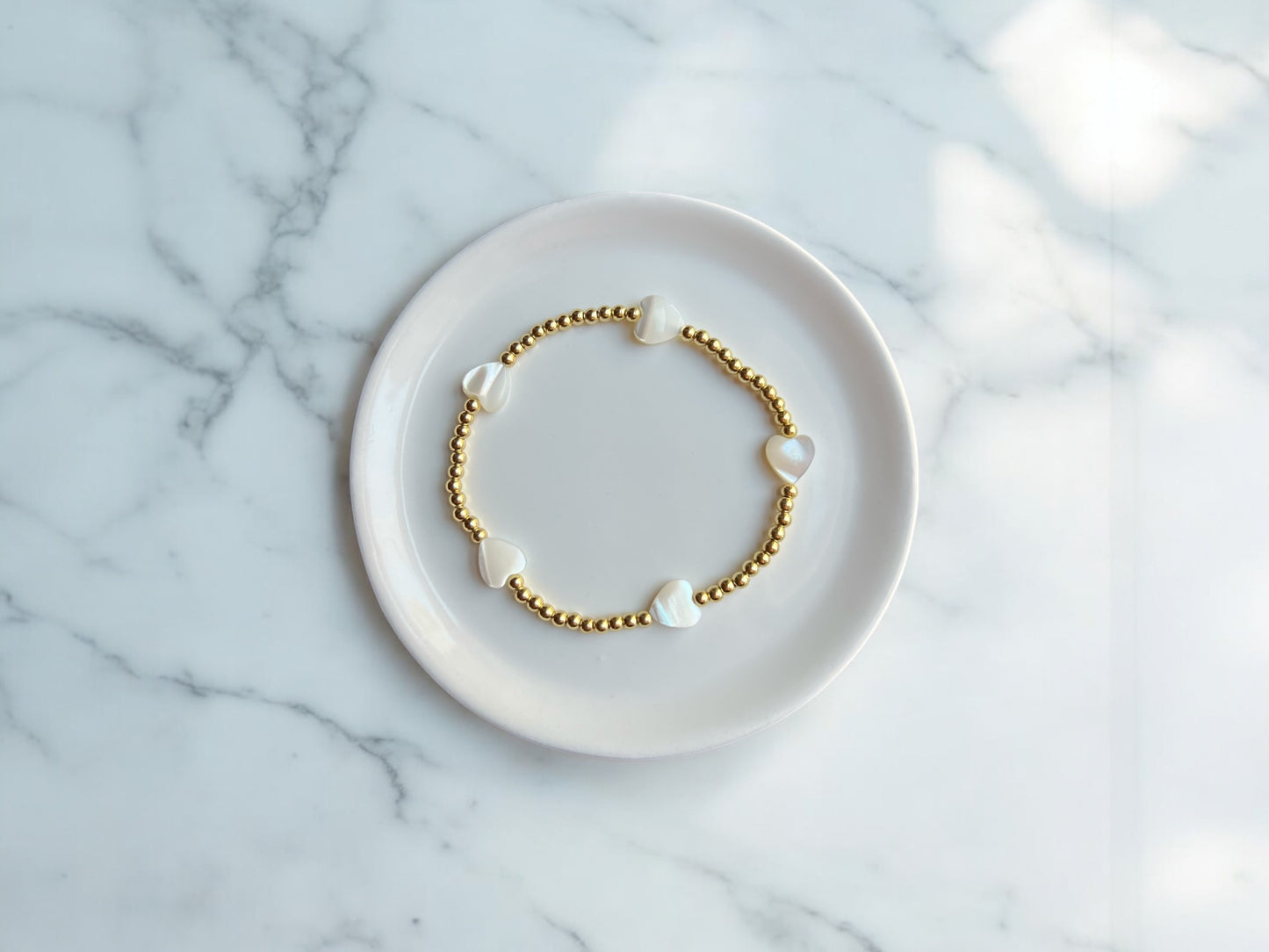 Adelaide Gold Bead Bracelet