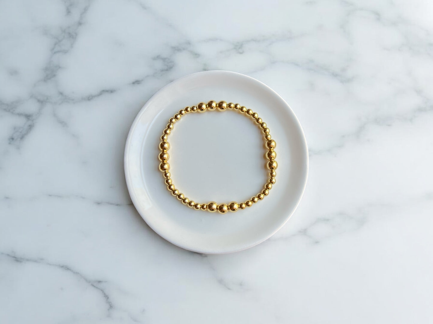 Catherine Gold Bead Bracelet