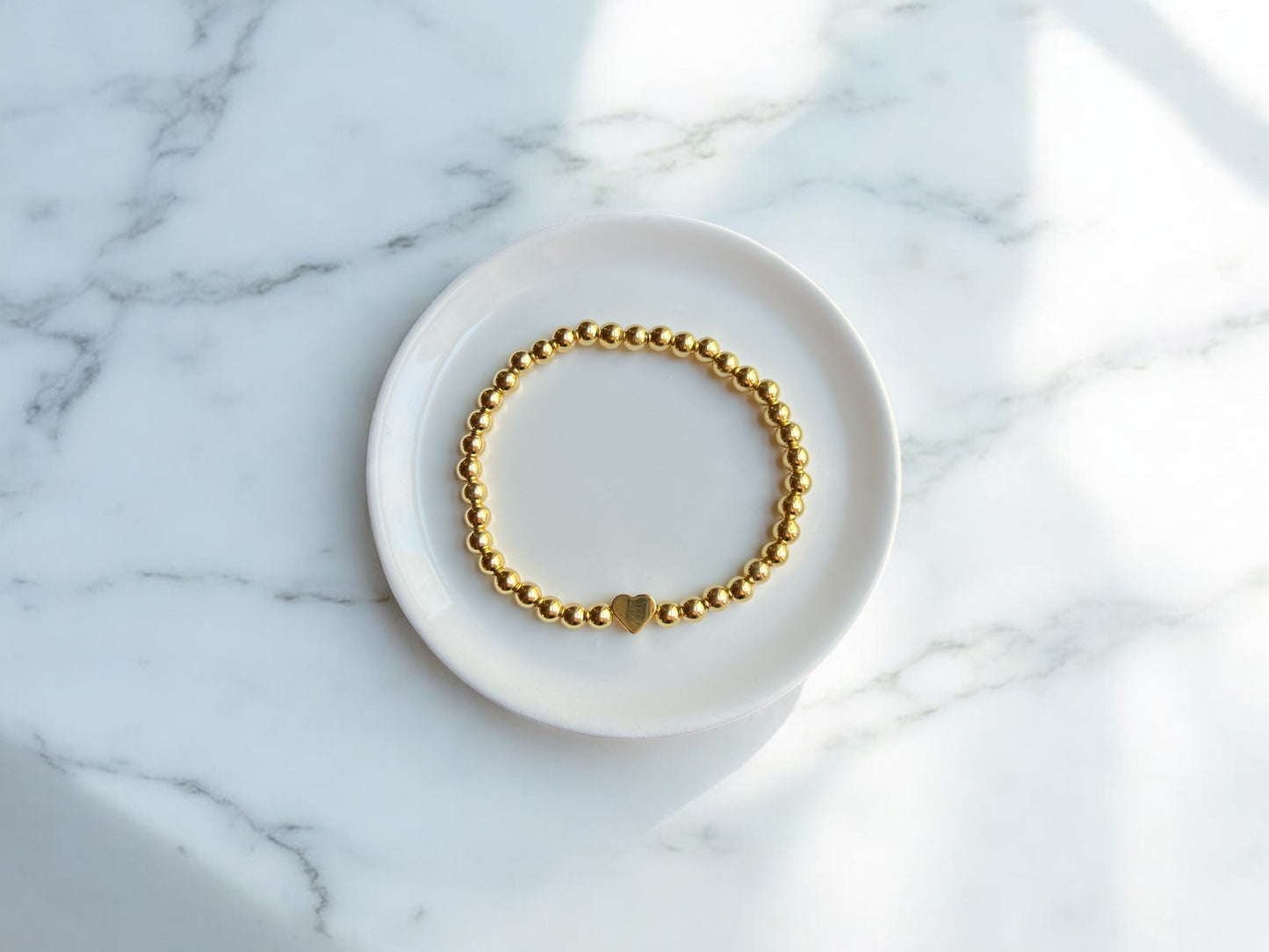 Amelia Gold Bead Bracelet